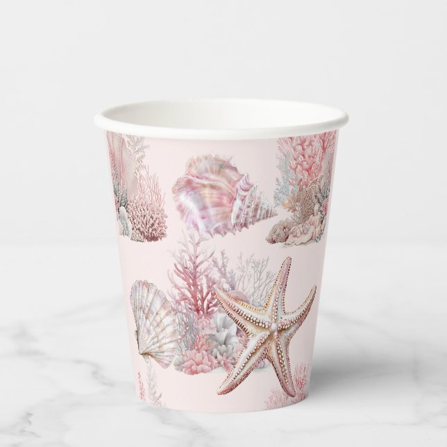 Vasos De Papel Dreamy Under the Sea Baby Shower (Anverso)