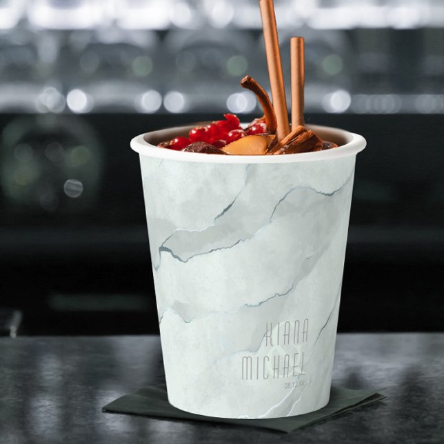 Vasos De Papel Dreamy Watercolor Resumen Boda Green ID817 (Subido por el creador)