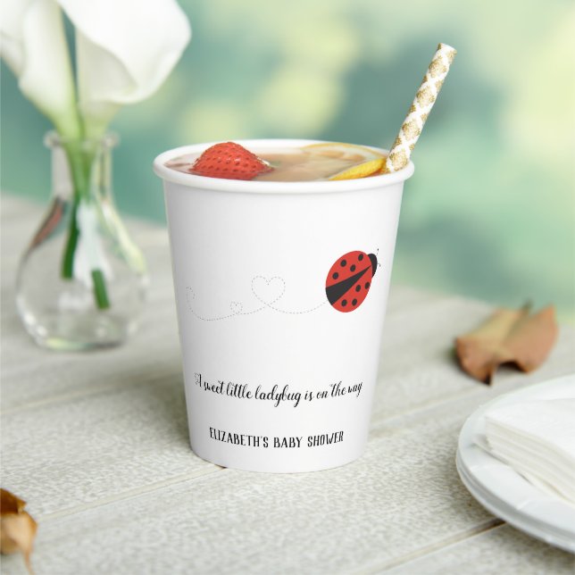 Vasos De Papel Ducha de bebé (in situ)