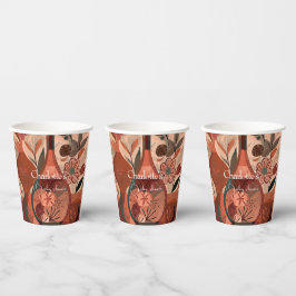 Vasos De Papel ducha de bebé boho
