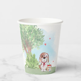 Vasos De Papel Ducha de Bebé con Tema de Libros Infantiles
