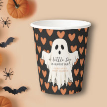 Ducha de Bebé Corazón de Halloween de Un Poco Boo