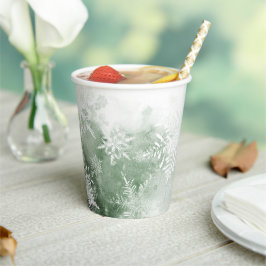 Vasos De Papel Ducha de bebé de Winter wonderland