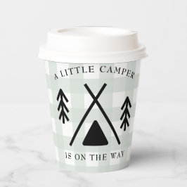 Vasos De Papel Ducha de bebé en camping