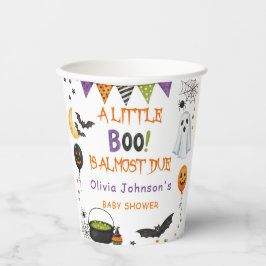 Vasos De Papel Ducha de Bebé Fantasma de Halloween