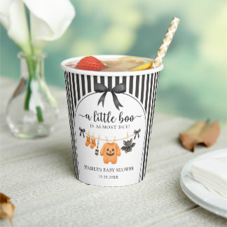 Vasos De Papel Ducha de bebé Little Boo Clothesline