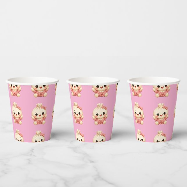 Vasos De Papel Ducha de bebé niña Bao (Multi)