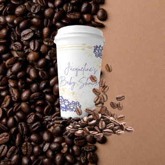 Vasos De Papel Ducha de bebé Snowman Cubos de papel temático púrp