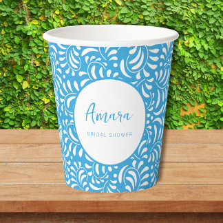 VASOS DE PAPEL DUCHA DEL PUENTE AZUL DE TALAVERA