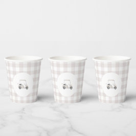 Vasos De Papel Ducha neutra para bebés de golf
