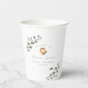 Vasos De Papel Ducha para bebes de café