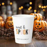 Vasos De Papel Dulce colorido Y Espeluznante Feliz Halloween