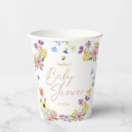 Vasos De Papel Dulce como puede ser Baby Shower