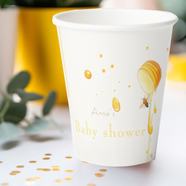 Vasos De Papel Dulce como puede ser la ducha de bebé (Subido por el creador)