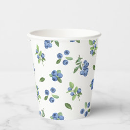 Vasos De Papel Dulce de Arándanos Fiesta de Bebé