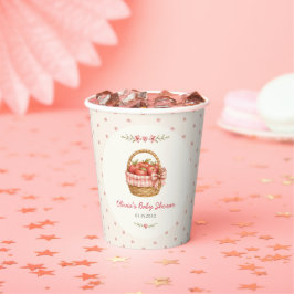 Vasos De Papel Dulce de Nuestro Ojo Baby Shower 