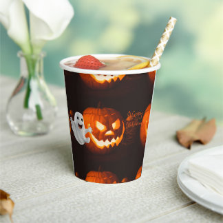 Vasos De Papel Dulce Fantasma Espeluznante Halloween
