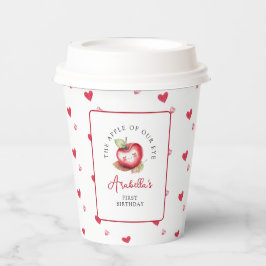 Vasos De Papel Dulce Manzana De Nuestros Ojos Cumpleaños