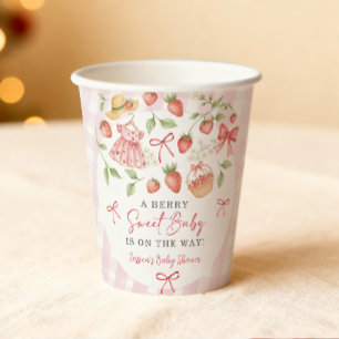 Vasos De Papel Dulce Mercado de Granjeros para Baby Shower de Fre