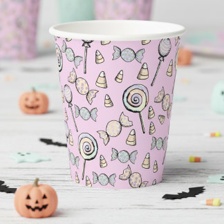 Vasos De Papel Dulce Pequeño Un Candy Tema Primer Cumpleaños