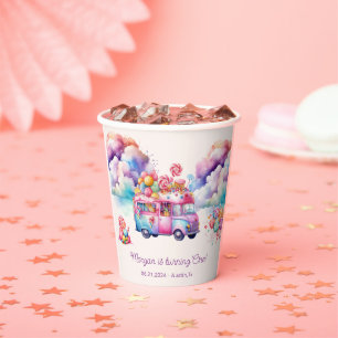 Vasos De Papel Dulce presupuesto, cumpleaños de CandyLane Kid