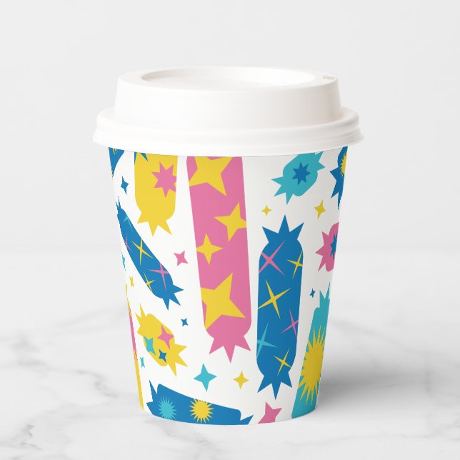 Vasos De Papel Dulces caramelos. (Anverso)