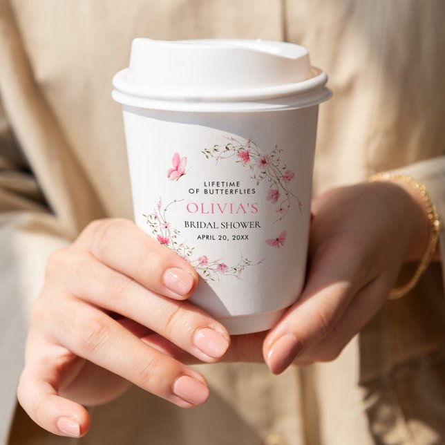 Vasos De Papel Duración de la ducha de las mariposas (Subido por el creador)