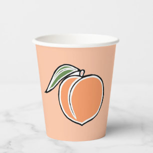 Vasos De Papel Durazno