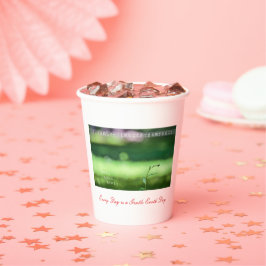 Vasos De Papel Earth’s Glow and Healing Japanese Flowers/EarthDay