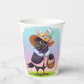 Vasos De Papel Easter Crow
