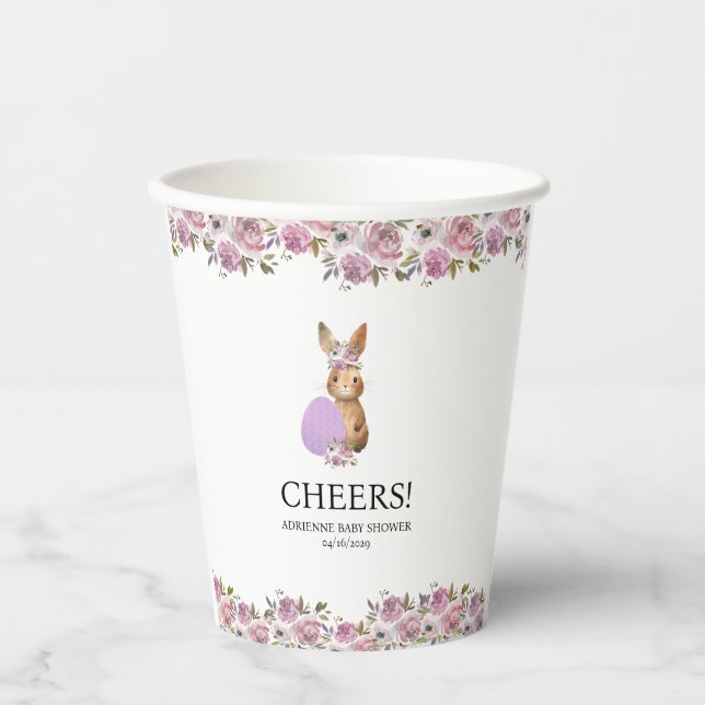 Vasos De Papel Easter Drinks Baby Shower  (Anverso)