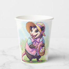 Vasos De Papel Easter Opossum