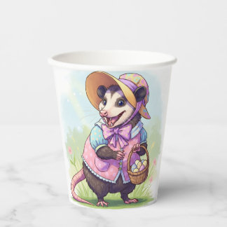 Vasos De Papel Easter Opossum