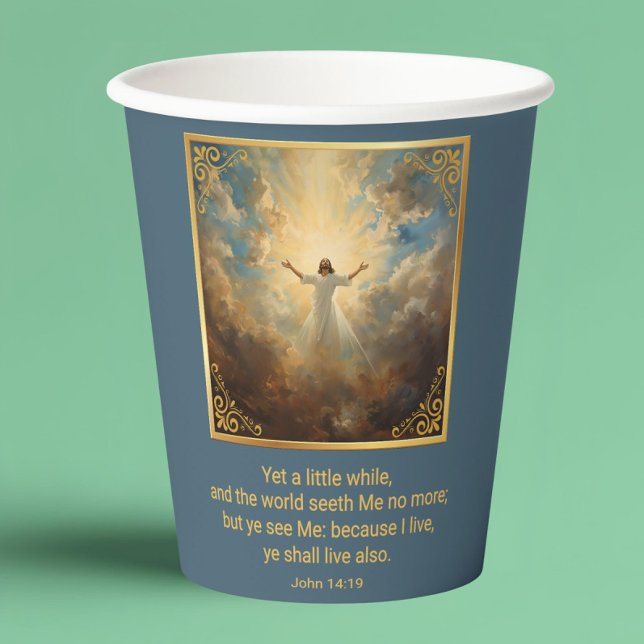 Vasos De Papel Easter Resurrection Religious  (Subido por el creador)