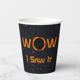 Vasos De Papel Eclipse Solar Total 2024 WOW Lo Vi