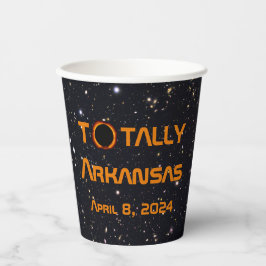 Vasos De Papel Eclipse solar total de Arkansas 2024
