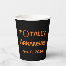 Vasos De Papel Eclipse solar total de Arkansas 2024