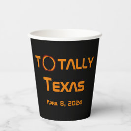 Vasos De Papel Eclipse solar total de Texas 2024