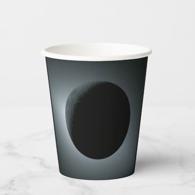 Vasos De Papel Eclipse Total de Sol Artemis II (Anverso)