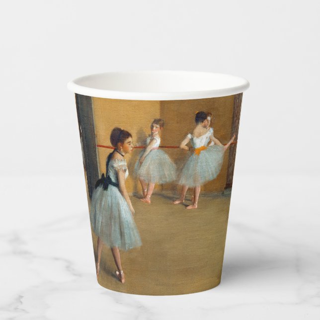 Vasos De Papel Edgar Degas El Foyer de Baile en la Ópera (Anverso)