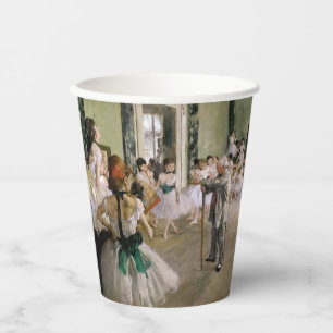 Vasos De Papel Edgar Degas - La clase de danza