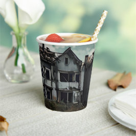 Vasos De Papel Edificios Abandonados | Destrucción posterior al a