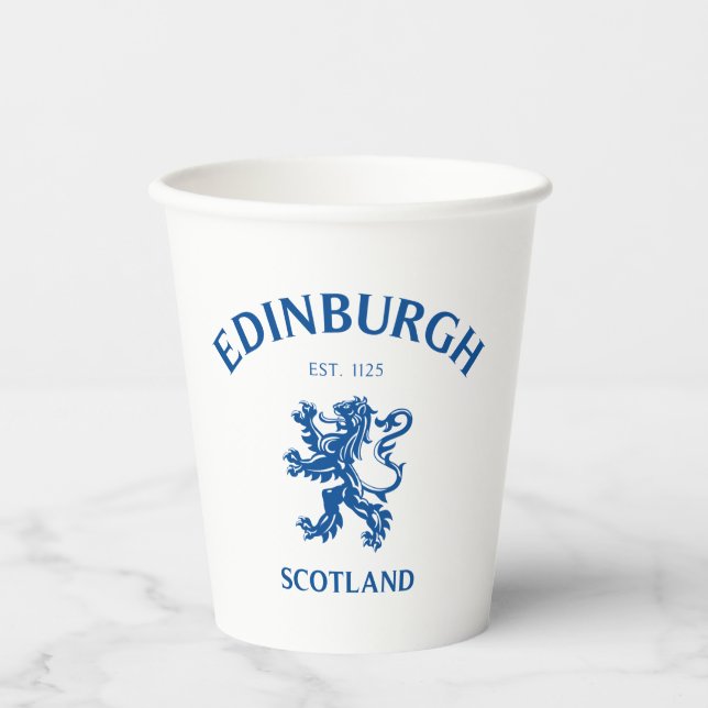 Vasos De Papel EDIMBURGO Escocia (Anverso)