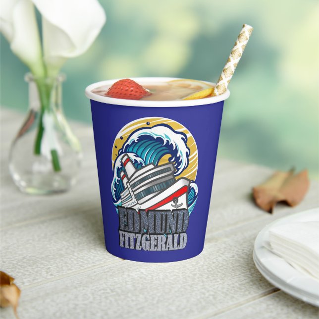 Vasos De Papel Edmund Fitzgerald | Tribute to the Legendary Ship (in situ)