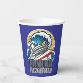 Vasos De Papel Edmund Fitzgerald | Tributo al Barco Legendario