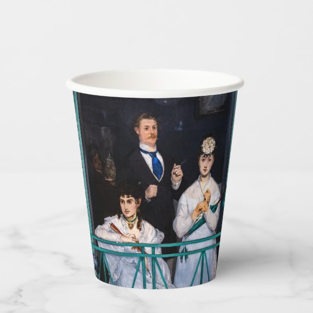 Vasos De Papel Edouard Manet - The Balcony / Le Balcon (Anverso)