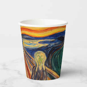 Vasos De Papel Edvard Munch - El Grito 1910
