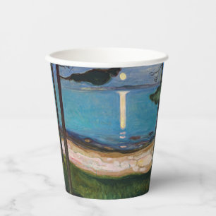 Vasos De Papel Edvard Munch - Moonlight
