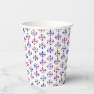 Vasos De Papel El 250 aniversario de Estados Unidos