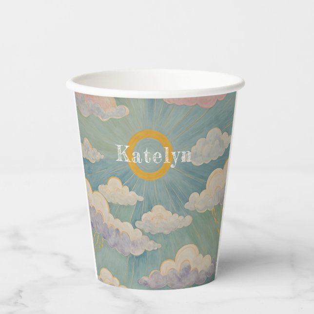 Vasos De Papel El abrazo de Daybreak personalizado (Anverso)